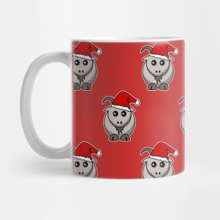 Christmas Goats Pattern Mug